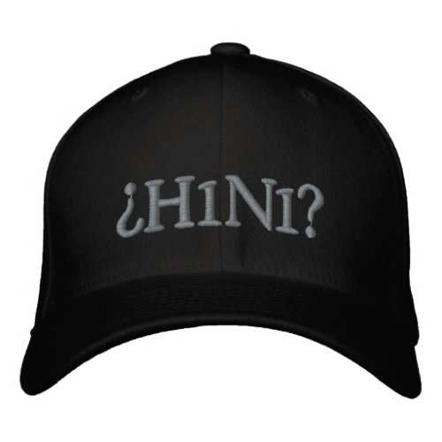 swine flu h1n1 embroidered hat