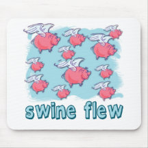 Swine Flu Humor Products Mouse Pad