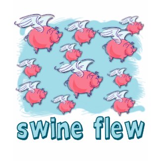 Swine Flu Humor Products shirt