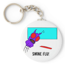 Swine Flu Keyhcain Keychain
