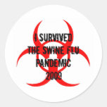 SWINE FLU PANDEMIC STICKER