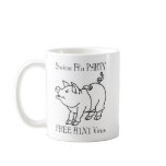 SWINE FLU PARTY COFFEE MUG