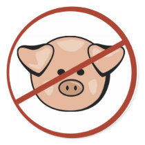Swine Flu / Pork stickers