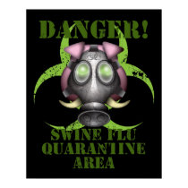 Swine Flu Poster posters by ttfisher Swine Flu Poster posters