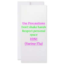Swine Flu Pres 2 rack cards by quityourdarnsmoking Swine Flu Pres 2 rack cards
