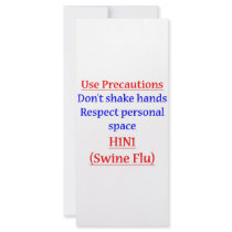 Swine Flu Pres rack cards by quityourdarnsmoking Swine Flu Pres rack cards