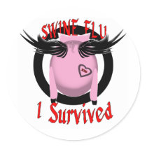 Swine Flu stickers