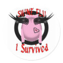 Swine Flu stickers