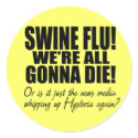 Swine Flu! stickers by whu_wei Swine Flu! stickers