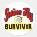 Swine Flu Survivor Stickers