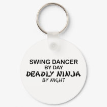 Swing Dancer Deadly Ninja by Night keychains