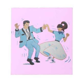 swing dancer with poodle skirt and saddle shoes
