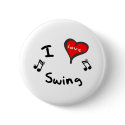 Swing Gifts - I Heart Swing buttons