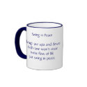 Swing in Peace mugs