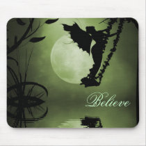 Swing in the moonlight fairy mousepad mousepads