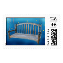 swing in the starry night stamp