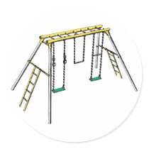 Swing Set stickers by shopstew Swing Set stickers
