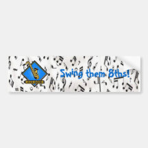 Swing them 8ths Bumper Sticker