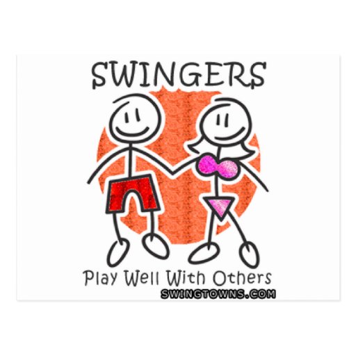 Swingers Play Well Together Postcard Zazzle 