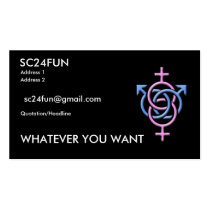 SWINGERS SYMBOL MFFM COLOR business cards