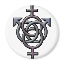 SWINGERS SYMBOL MFFM GRAY FRIDGE MAGNETS
