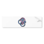 SWINGERS SYMBOL MFM COLOR BUMPER STICKER