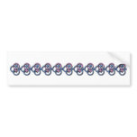 SWINGERS SYMBOL MFM COLOR BUMPER STICKERS