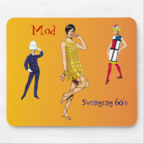 Swinging 60's Mousepad by tnmpastperfect Swinging 60's Mousepad