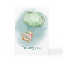 Swinging from the clouds cards by PencilPlus Swinging from the clouds cards
