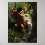 Swinging Into Love. Spring by Pierre Auguste Cot posters