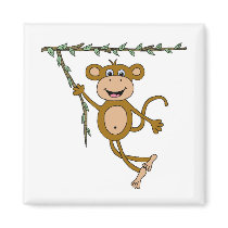 swinging monkey magnets by animalmadness swinging monkey magnets