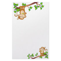 Swinging Monkey Stationery