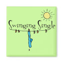 Swinging Single Singles Gear magnet