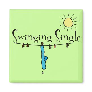 Swinging Single Singles Gear magnet
