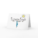 Swinging Single Singles Stationery card