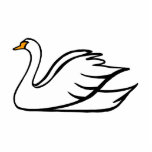 Swinkee Swan Acrylic Cut Out