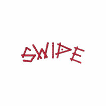 swipe embroidered shirts by TopBananaShop swipe embroidered shirts