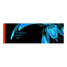 Swipe- Skinny - Blue - Customized Business Cards