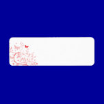 swirl10 BUTTERFLY FLORAL SWIRL RED PINKS ROSES GRA labels
