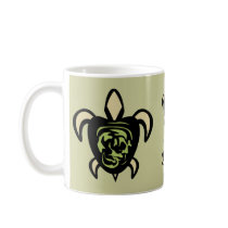 Swirl Back Turtle Mugs