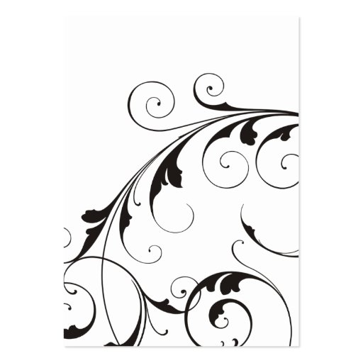 Swirl Background Earring Cards Business Cards (back side)