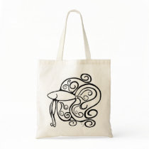 Swirl Betta Fish Canvas Bags