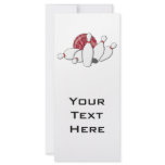 swirl bowling ball and pins full color rack card