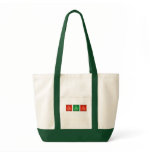 Swirl Christmas Tree Tote in Red and Green Tote Bags