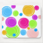 SWIRL CIRCLES MOUSE PAD