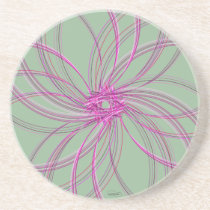 Swirl Coaster Piece1 Pink coasters