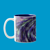 Swirl Coffee Mug Blue/Purple