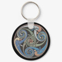 Swirl Design Key Chain keychains