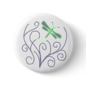 Swirl dragonfly button