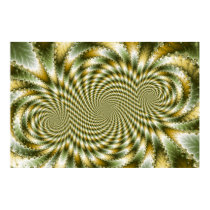 Swirl Fractal 3 - Fractal Poster posters